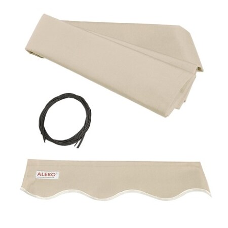 ALEKO FAB8X6.5IVORY29 Retractable Awning Fabric Replacement 8 x 6.5 Feet Ivory